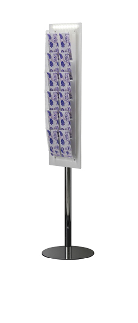 Portadepliant da pavimento - Terra 6 tasche