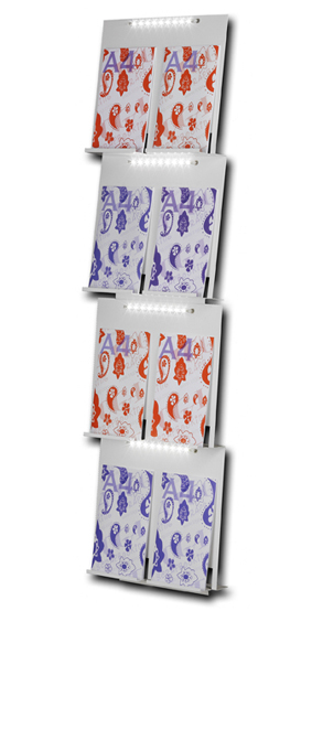 porta depliant riviste libri - nook/w