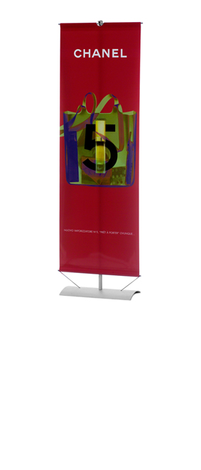 Portabanner in telo stampato - column paper