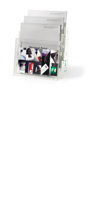 portadepliant da banco - simple 1/3A4 plex